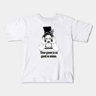 MARCEL MARCEAU FAN ART! Kids T-Shirt